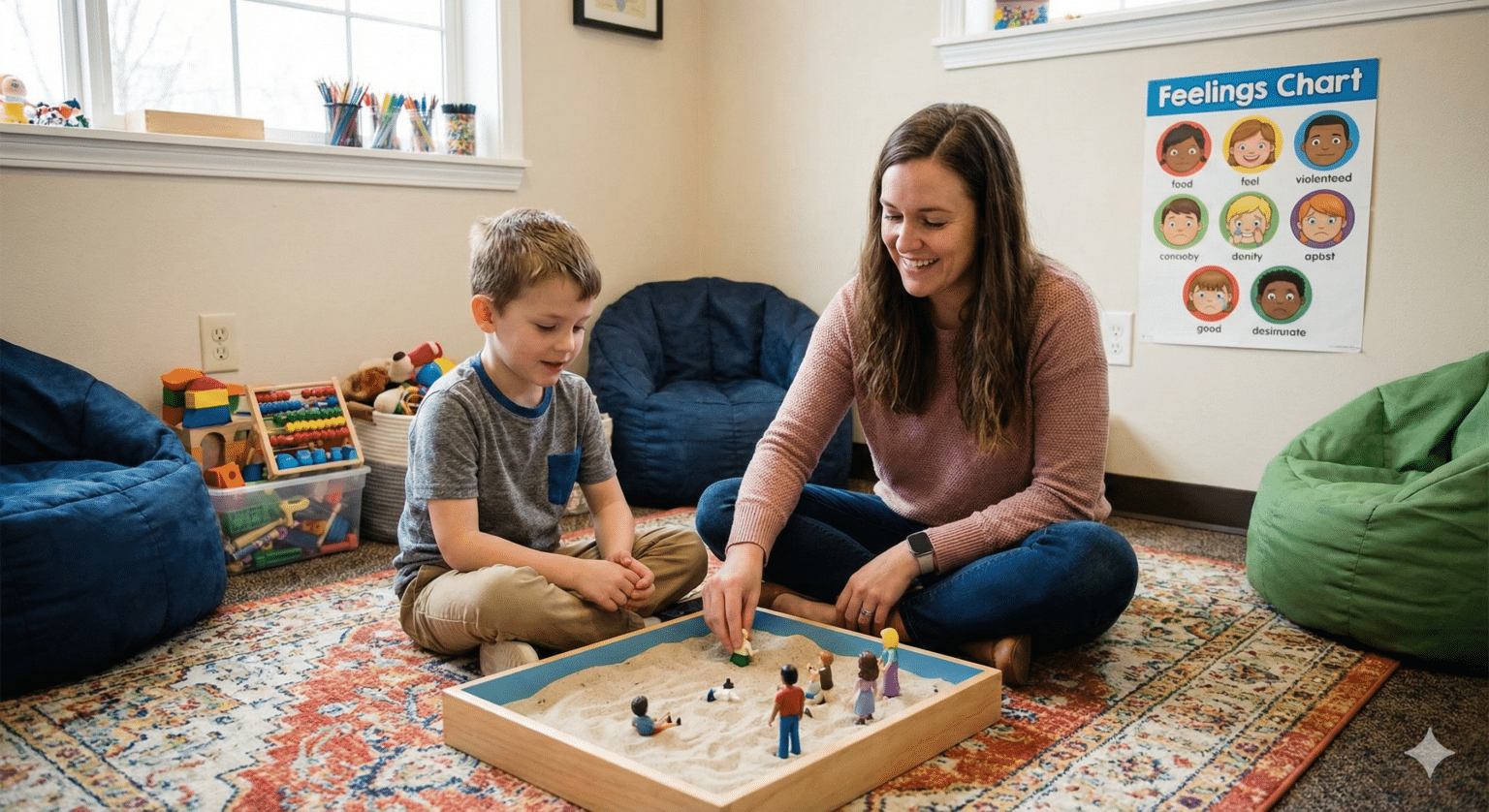 Play therapy for depression