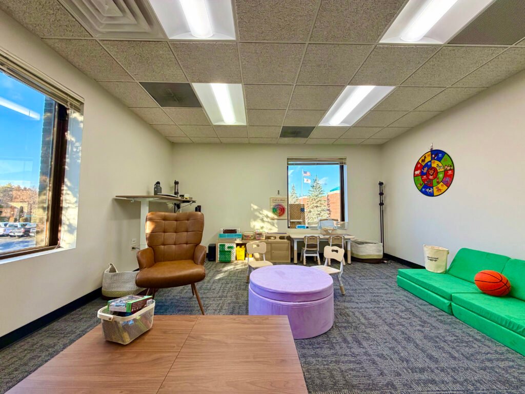 Child therapy office in Palatine. Play therapy office for behavioral therapy.