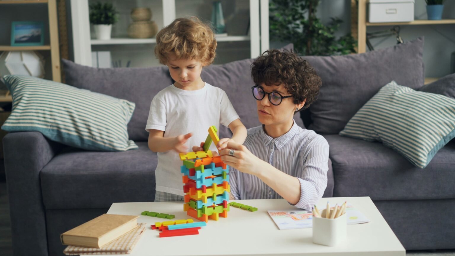 A young patient undergoing treatment.