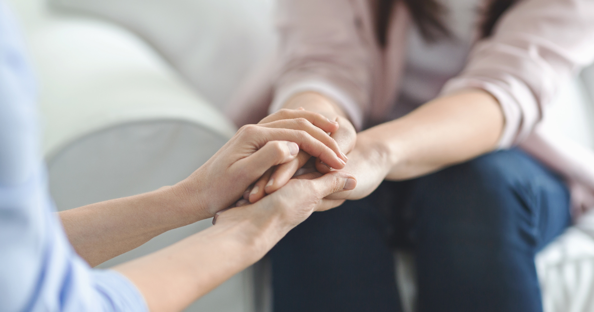 Experienced mental health professional offering support during a consult